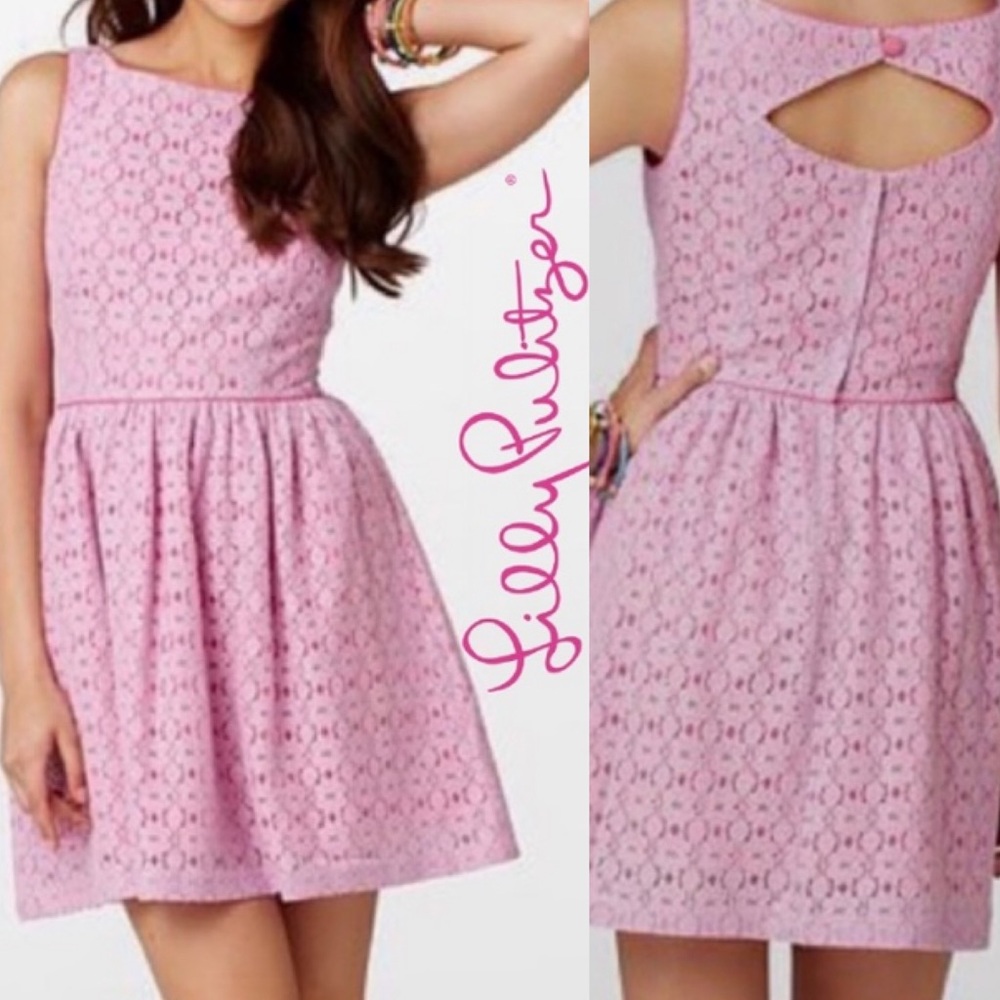 LILLY PULITZER Aleesa Lace Dress Size 0